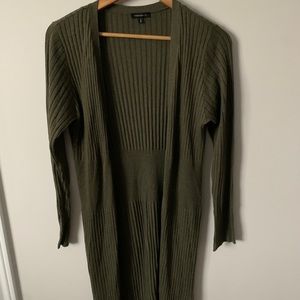 Dynamite Long Ribbed Cardigan